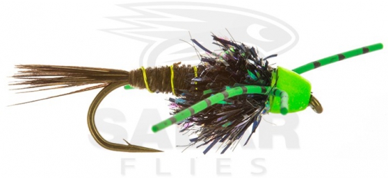 BH-I-Bug w. Green Rubberlegs
