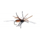 BH-Montana Nymph-Flex Floss w. White Barred Rubberlegs