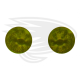 yellow green frog eye