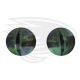 light green frog eye