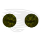 sparkling yellow green frog eye