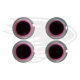 Black with pink
