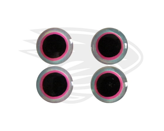 Black with pink