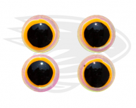 Round orange black mirage