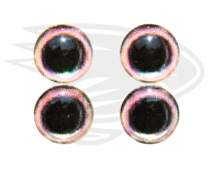 Round mirage pink black