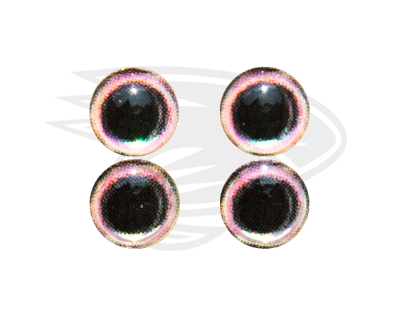 Round mirage pink black