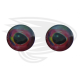 opal red fish eye