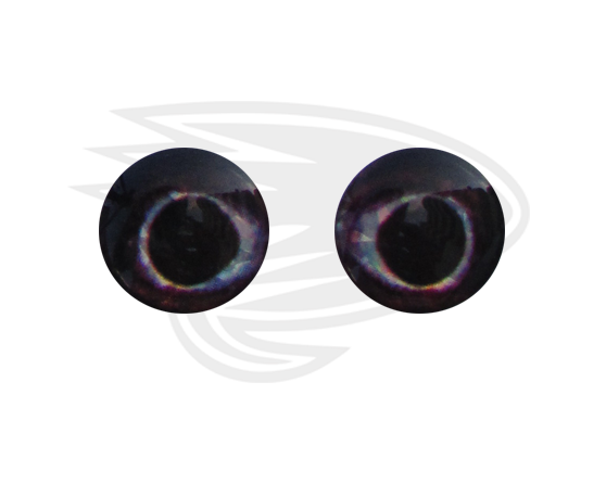 sparkling purple white fish eye