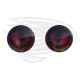 fire red fish eye