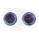 silver pink fish eye 