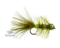 Nobbler-Olive (Short w. Grizzly Hackle)